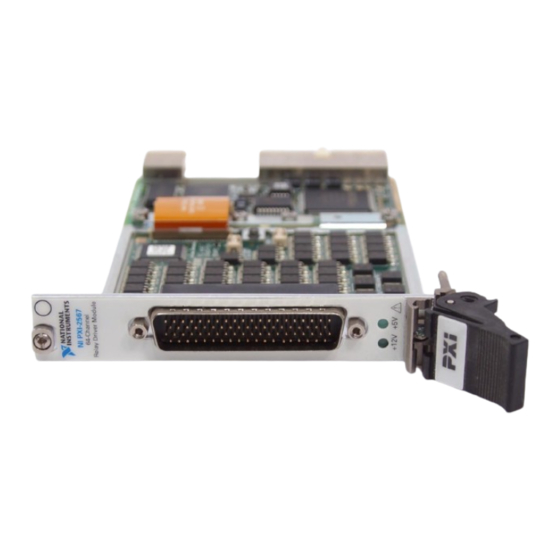 NI PXI-2567 Features