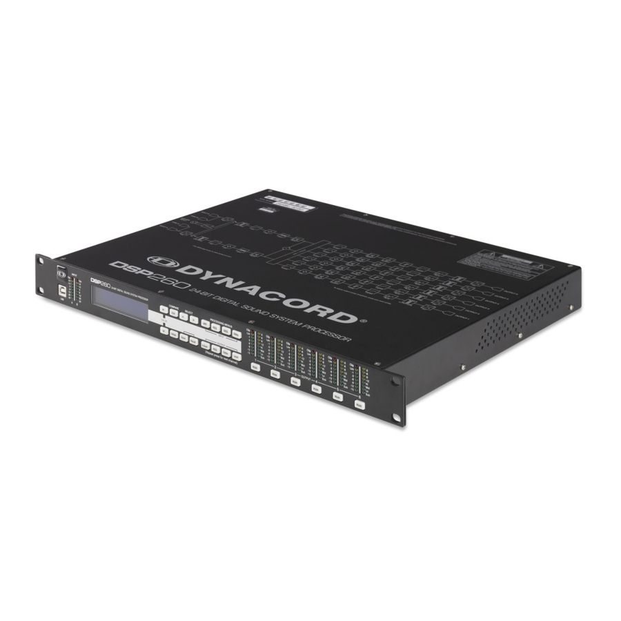 Dynacord DSP 260 Owner's Manual