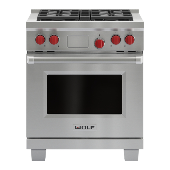 Wolf DF36 Technical & Service Manual