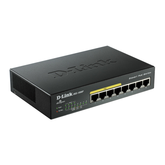 D-Link DGS-1008P Quick Installation Manual