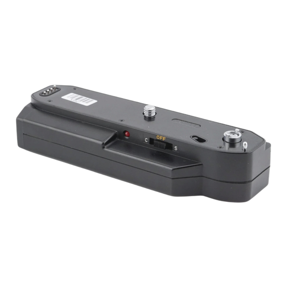Canon Power Winder A2 Instructions Manual