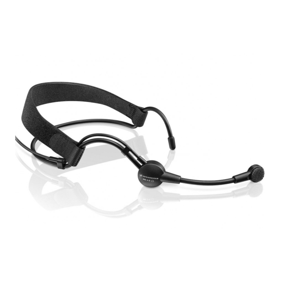 Sennheiser ME 3 Quick Manual