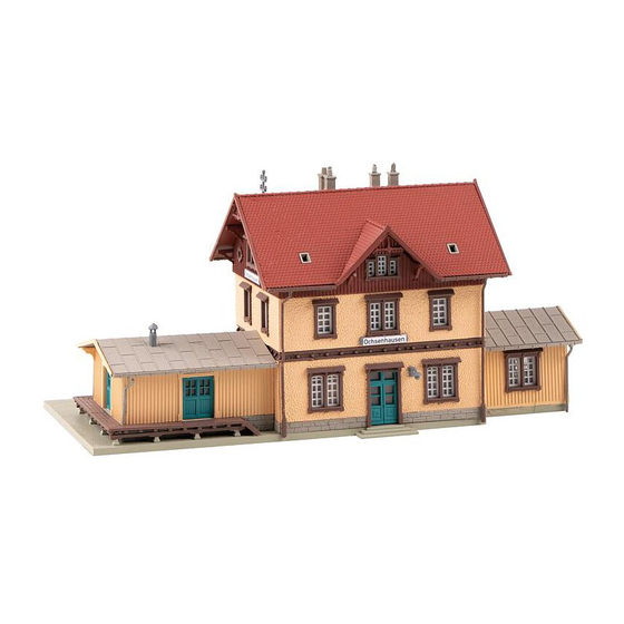 Faller Ochsenhausen Station Assembly Instructions Manual