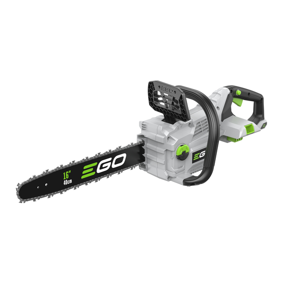 EGO CS1610E Operator's Manual