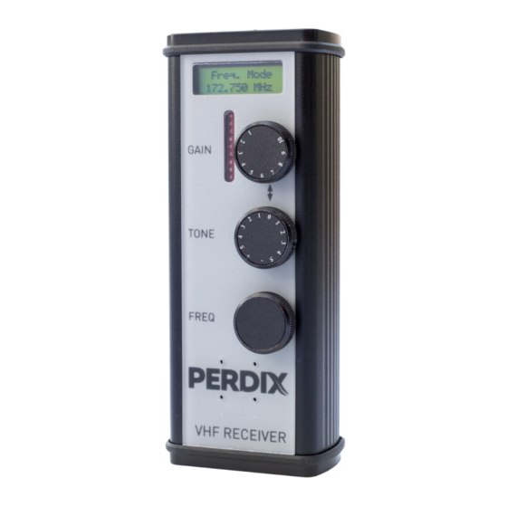 PERDIX RX-98 Instructions