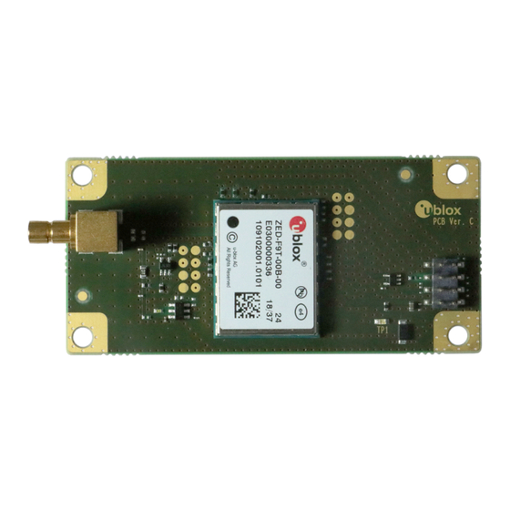 Ublox RCB-F9T Integration Manual