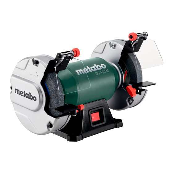 Metabo DS 150 M Operating Instructions Manual