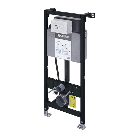 DURAVIT DuraSystem WD1011 000 050 Mounting Instructions