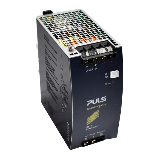 Puls CT10.481 Installation Manual