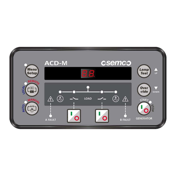 OSEMCO ACD-M Manuals