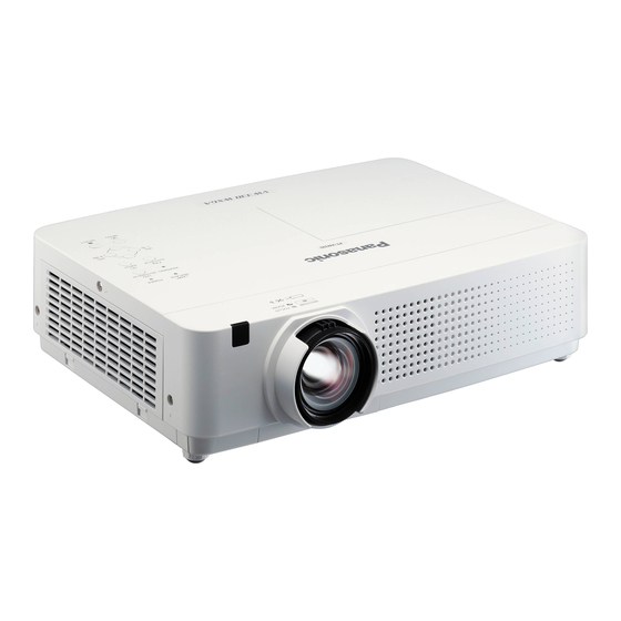 Panasonic PT-VW330U Operating Instructions Manual