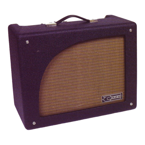 Carr Hammerhead Amp Quick Manual