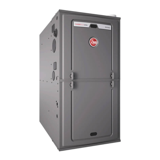 Rheem 96v series Installation Instructions Manual