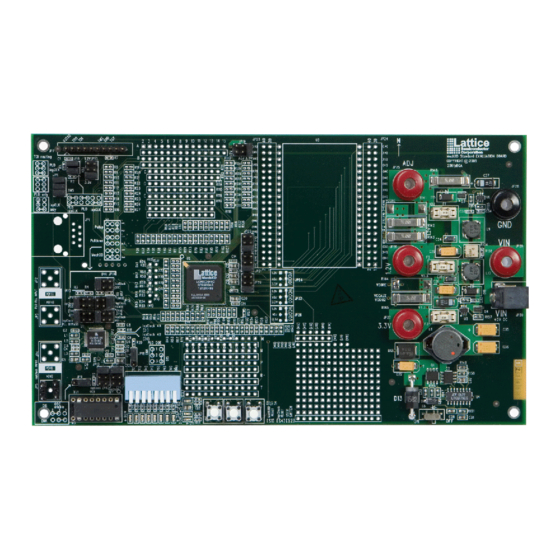 Lattice Semiconductor MachXO User Manual