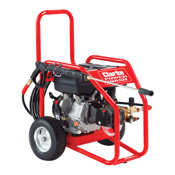 Clarke Power Wash PLS265A Operation & Maintenance Instructions Manual