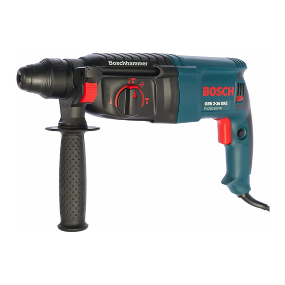 Bosch GBH 2-26 DRE Manual