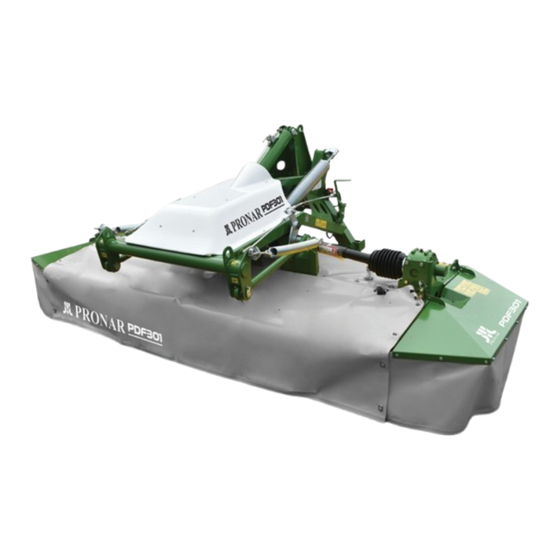 PRONAR PDF301 Operator's Manual
