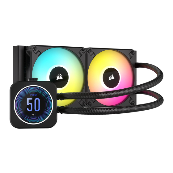 Corsair iCUE H100i ELITE LCD XT Manual