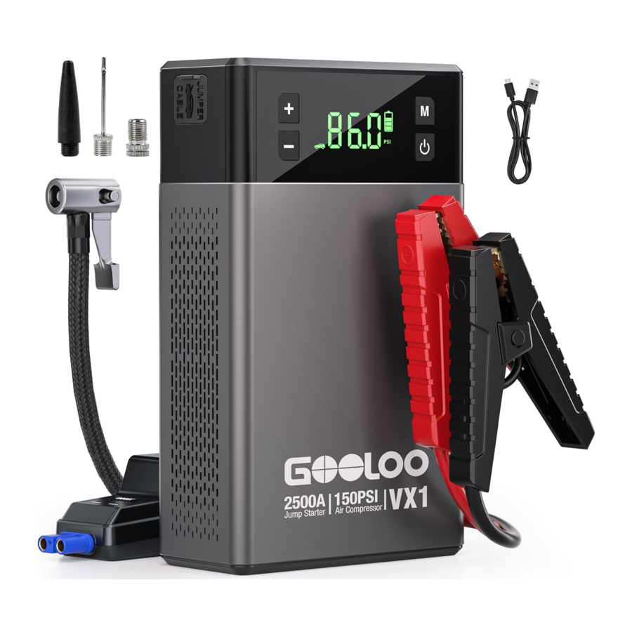 Gooloo VX1, JS-211 - Air Compressor Manual