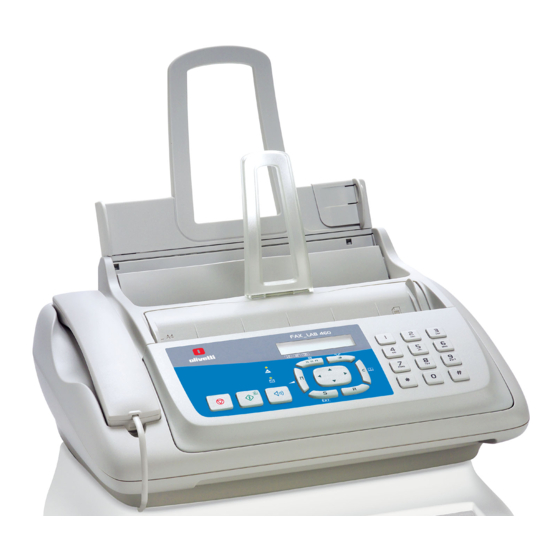 Olivetti Fax-Lab 480 Instructions Manual