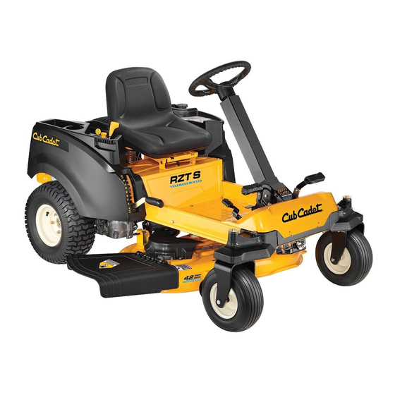 Columbia RZT S series Operator's Manual
