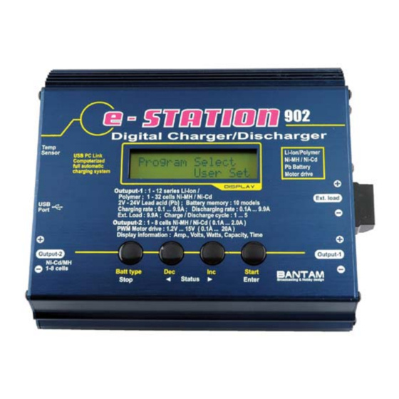 Bantam e-STATION 902 Operating Manual