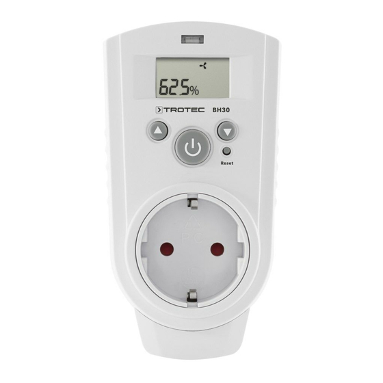 Trotec BH30 Manual