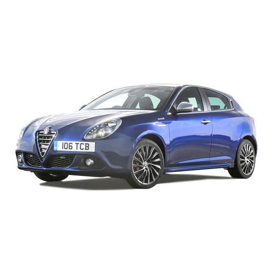 Alfa Romeo Giulietta 2010 Manual