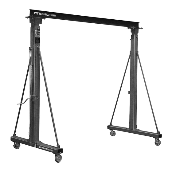 User Manuals: Pittsburgh Automotive 41188 69513 Crane
