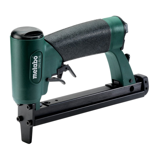 Metabo DKG 80/16 Original Instructions Manual