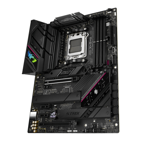 REPUBLIC OF GAMERS ROG STRIX B650E-F GAMING WIFI Quick Start Manual