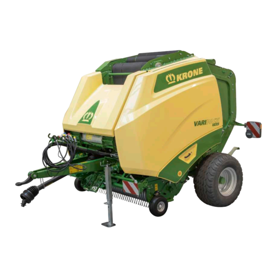 Krone VariPack V 165 XC Original Operating Instructions
