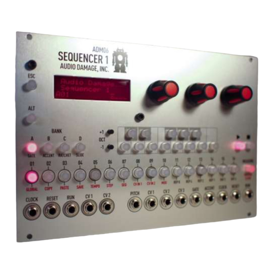 Audio Damage Sequencer 1 User Manual