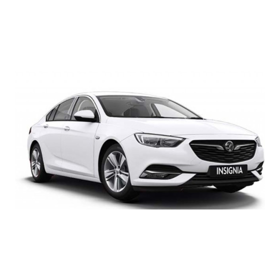 Vauxhall INSIGNIA 2017 Owner's Manual