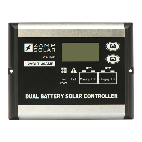 Zamp Solar ZS-30AD Manuals