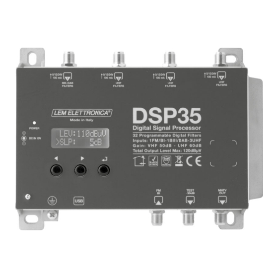 Lem Elettronica DSP35-4G Manual