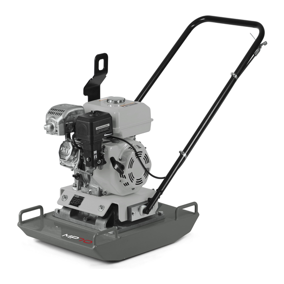 Wacker Neuson MP70 Operator's Manual
