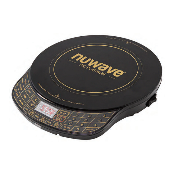 NuWave PIC PLATINUM Owner's Manual & Complete Recipe Book