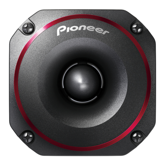 Pioneer TS-B350PRO Quick Start Manual