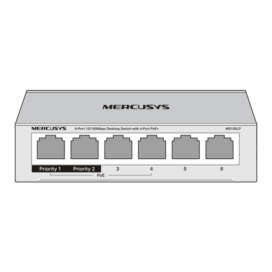 Mercusys MS106LP Quick Installation Manual