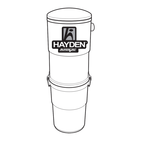 Hayden SuperVac Classic Owner's Manual