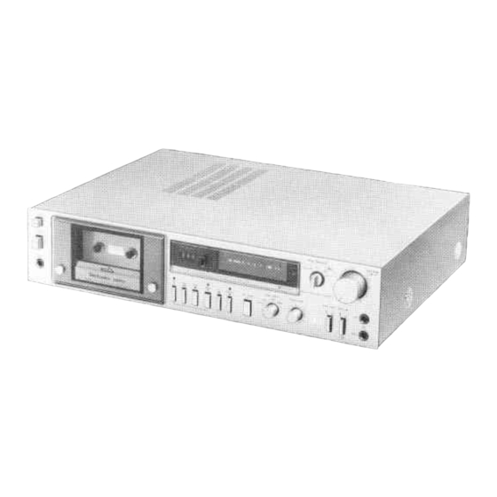 Technics RS-M27OX Operating Instructions Manual