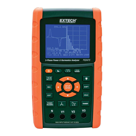 Extech Instruments PQ3470 User Manual