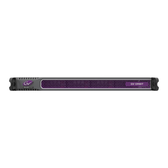 Belden grass valley GV ORBIT Admin Manual