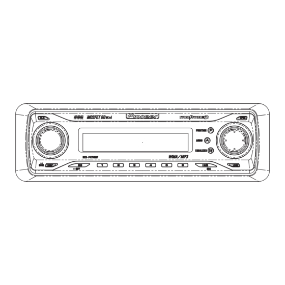 Pioneer DEH-P5780MP Manuals