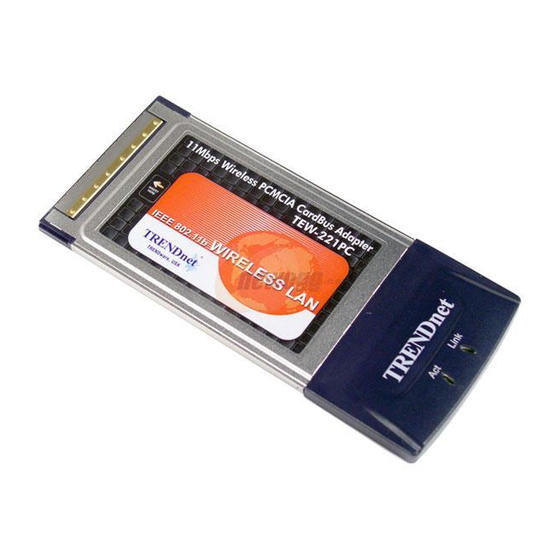 TRENDnet TEW-221PC User Manual