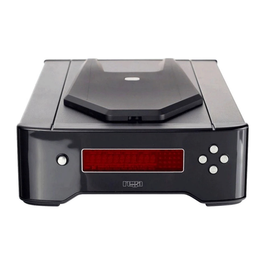 REGA Apollo - Compact Disc Player Manual