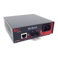 Imc Networks McBasic TX/FX Installation Manual