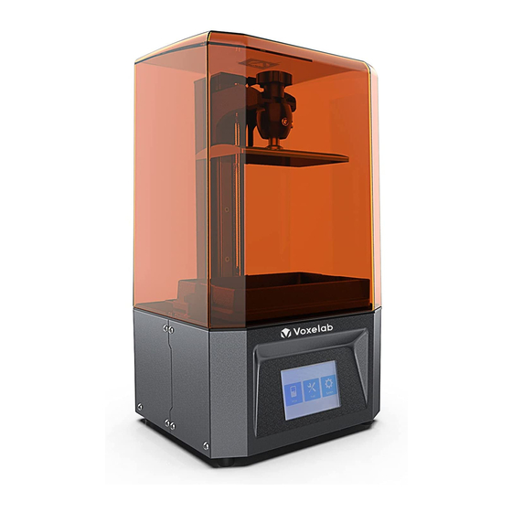 Voxelab Proxima Quick Start Manual