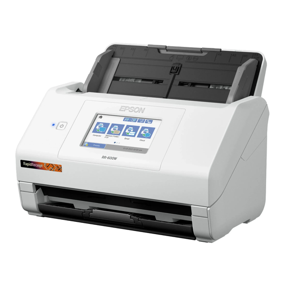 Epson RR-600W Duplex Receipt Scanner Manuals